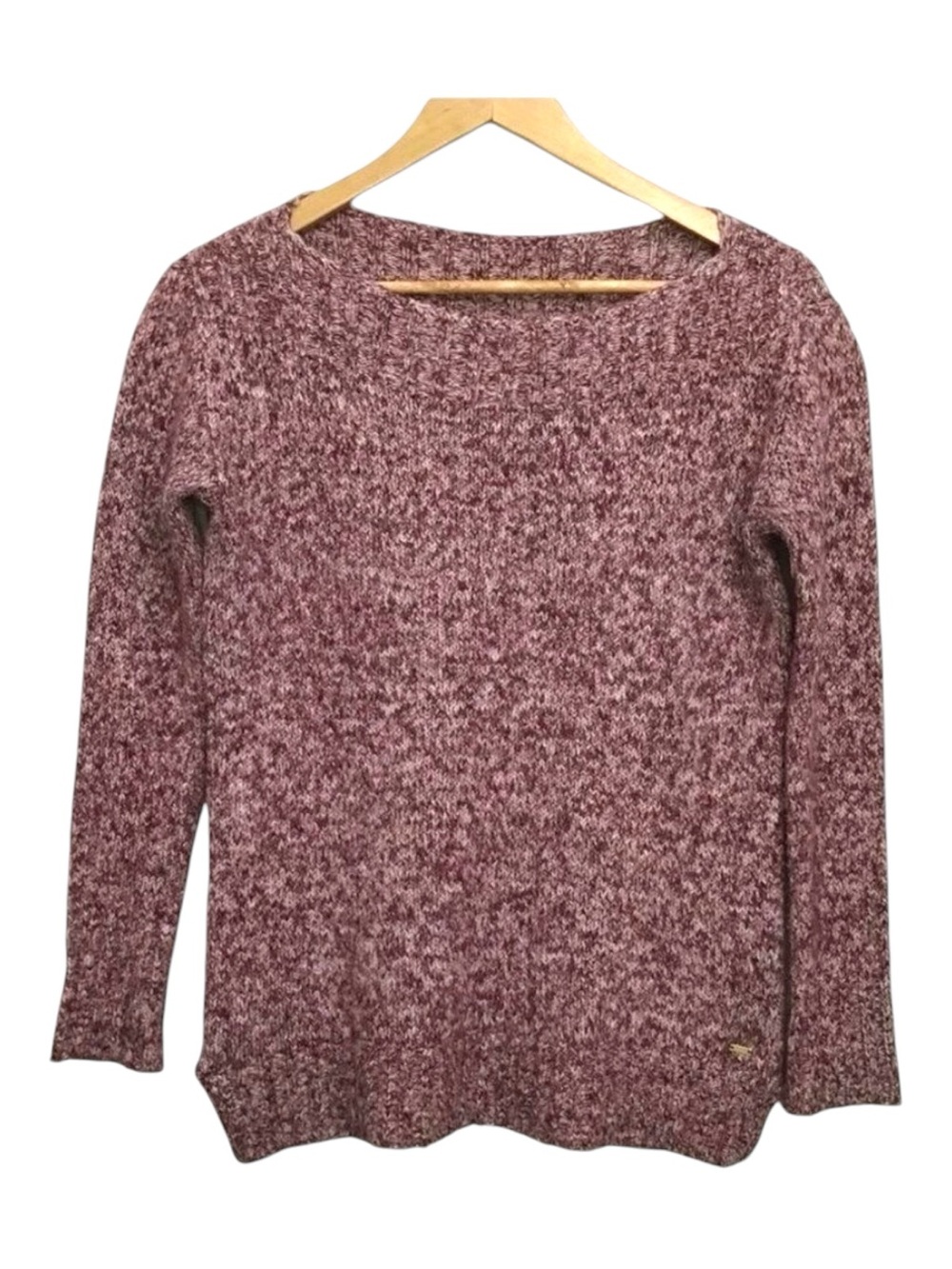 TOMMY Hilfiger Cotton blend knit sweater XXS pink off white